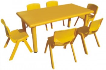 Стол детский прямоугольный (6 мест)