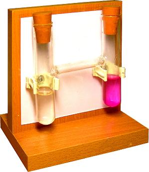 Прибор для демонстрации процесса диффузии в жидкостях и газах